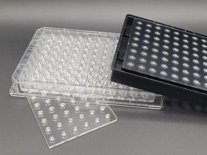 Example of microplates for organoid and spheroid culture manufactured by Bondus